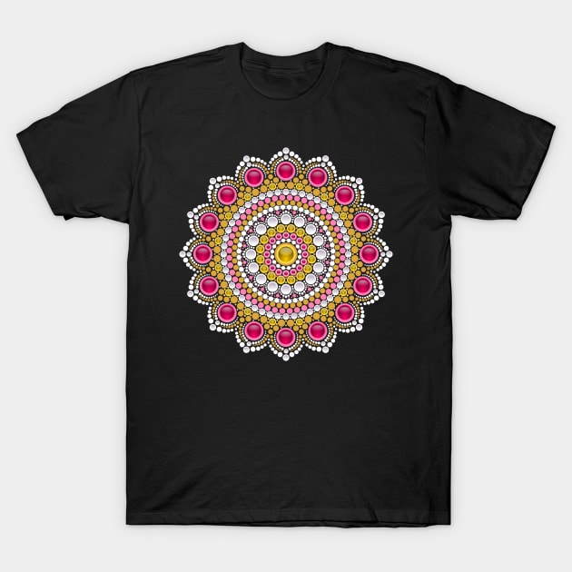 PINK MANDALA T-Shirt by NASMASHOP